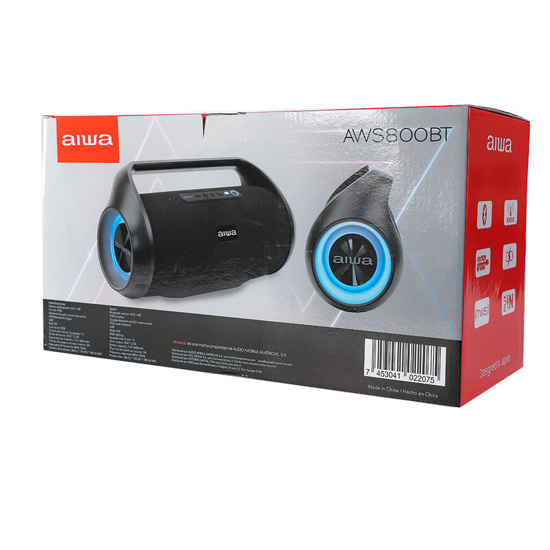 Bocina Inalámbrica Aiwa True Wireless Aws800bt ... image number null