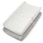 Funda Para Cambiador Homiest Pack De 2 (81 cm X 41 cm) Minky Punto