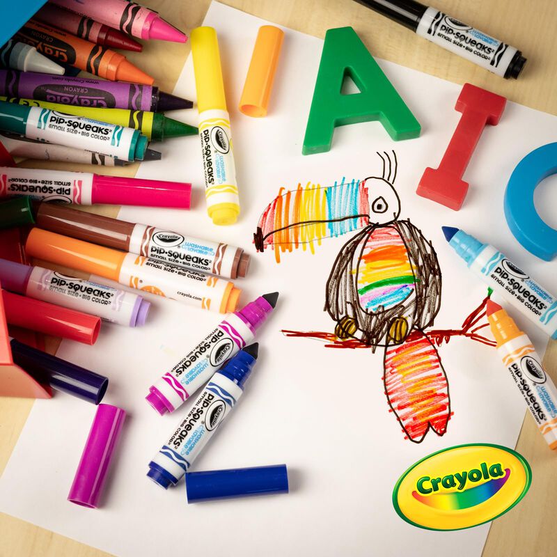 Juego De 50 Rotuladores Crayola Pip Squeaks, La... image number null