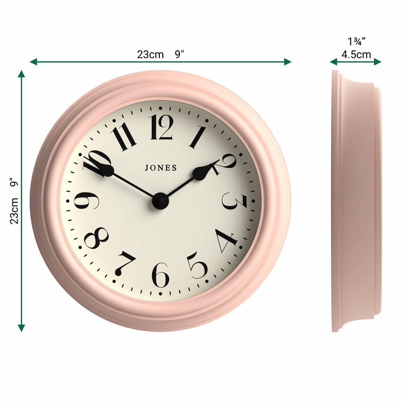 Reloj De Pared Jones Clocks 23 cm Dise&ntilde;o Elegan... image number null