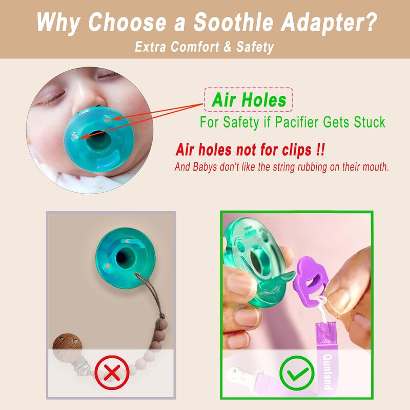 Adaptador De Clip Para Chupete Qunland Avent So... image number null