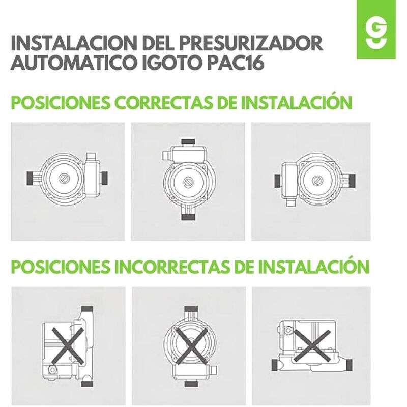 Presurizadora Igoto PAC16 Aumenta la Presión de... image number null