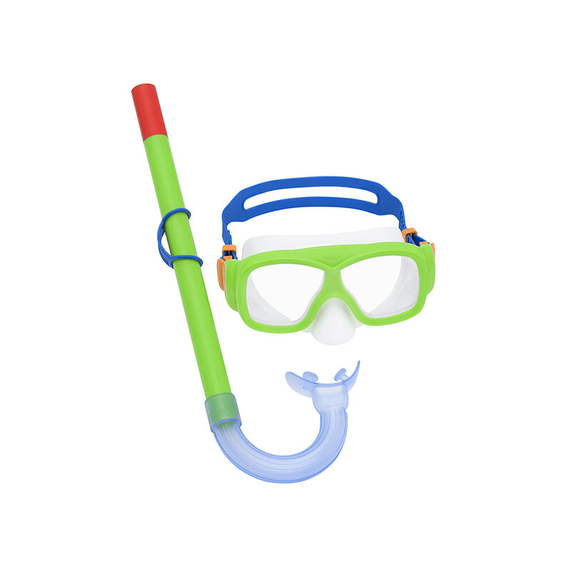 Juego De Buceo Snorkel Ni&ntilde;os 7 A&ntilde;os Protecci&oacute;n ... image number null