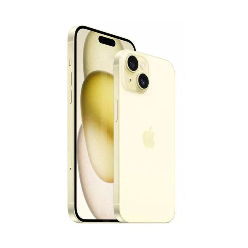 iPhone 15 128GB Amarillo E-SIM Reacondicionado ... image number null