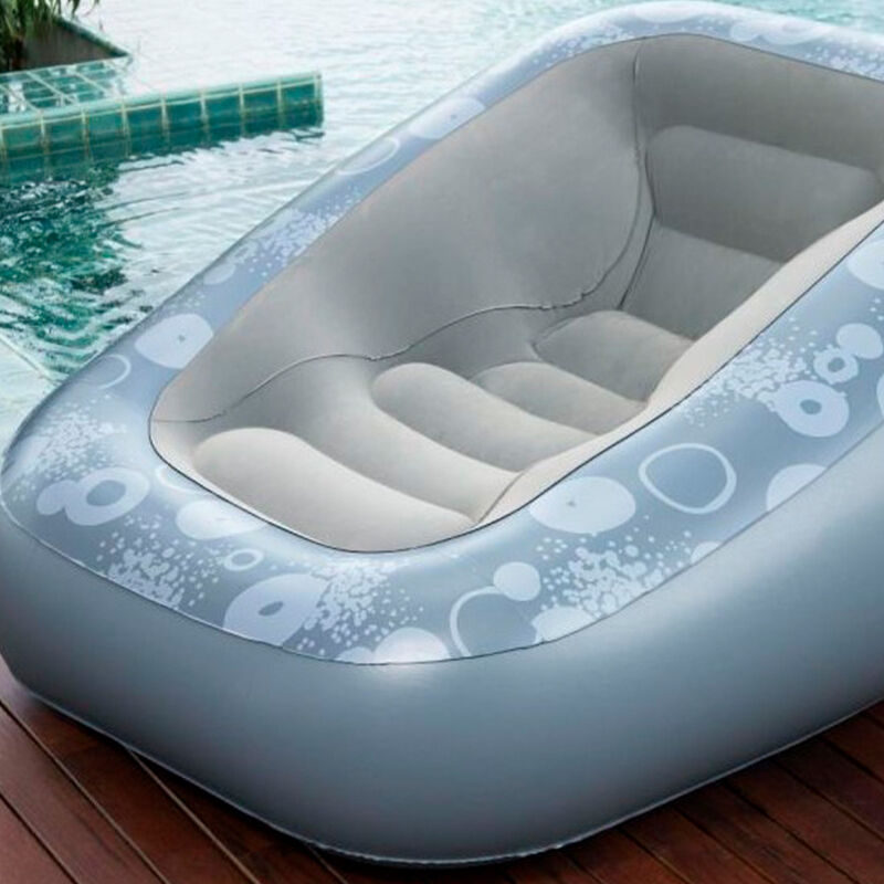 Sillón Inflable Individual 1 Modelo Color Plata... image number null