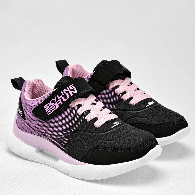 Skyline Tenis deportivo para ni&ntilde;a negro rosa image number null
