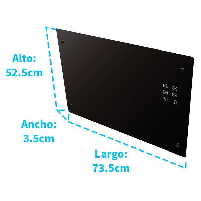 Calefactor de ambiente para piso y pared, 1500 ... image number null