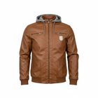 Chamarra Con Gorro Jeep Color Camel Para Hombre