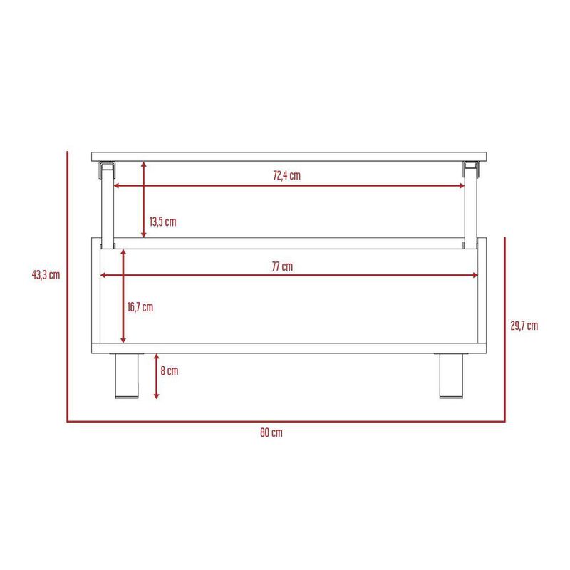 Mesa De Centro Salento Humo Y Wengue Virtual Mu... image number null