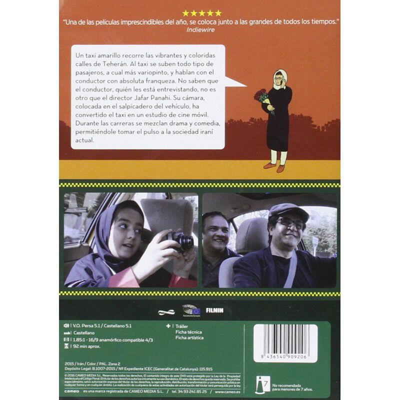 Taxi Teher&aacute;n [DVD] image number null
