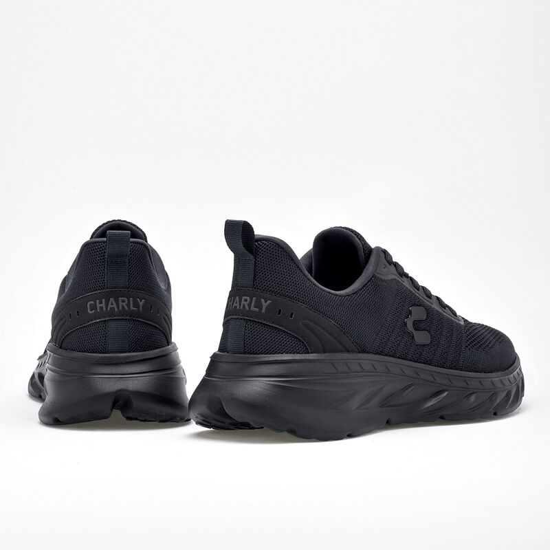 Charly Tenis Deportivo Para Mujer Negro Cod 120... image number null
