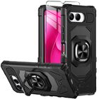 Funda Para Celular Mocotto Revvl 8 Con Soporte - Negro