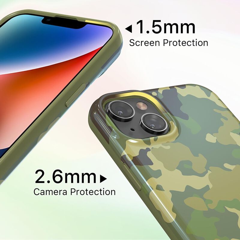 Funda MYBAT Chic para iPhone 13 dise&ntilde;o camuflaj... image number null