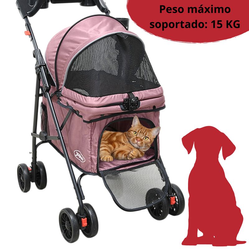 Carriola para Mascotas Cochecito para Perros y ... image number null