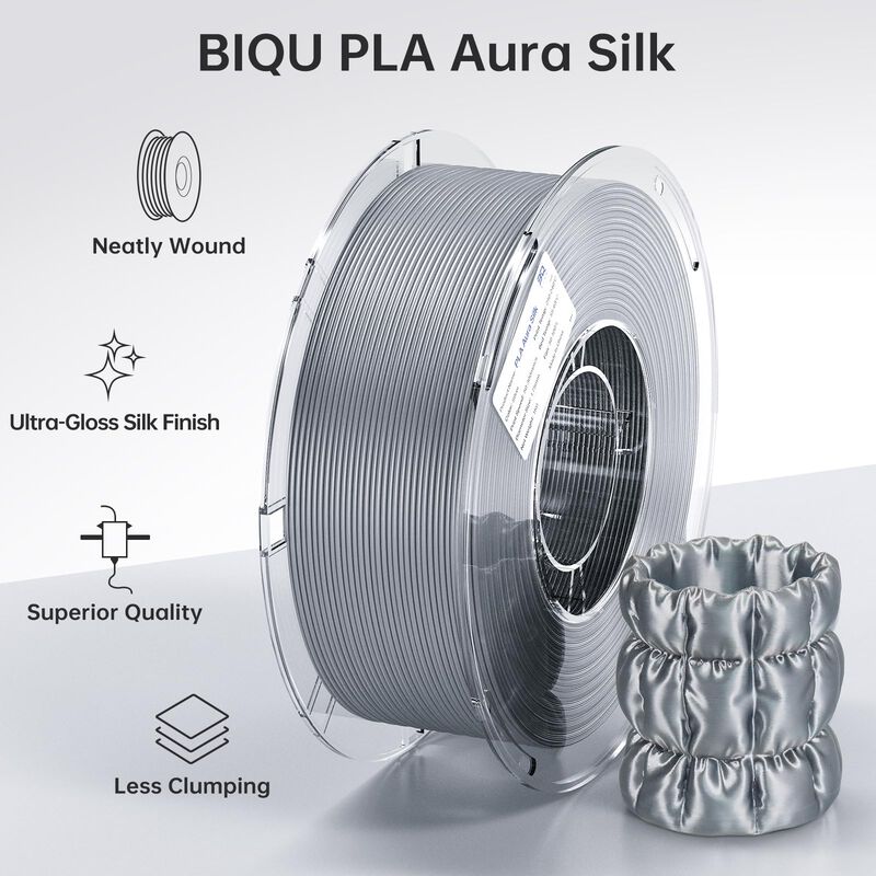 Filamento Bigtreetech Pla Aura Silk 1,75 mm 1 k... image number null