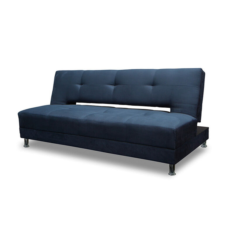 Sofá Cama Skannor de Lino Azul Marino image number null