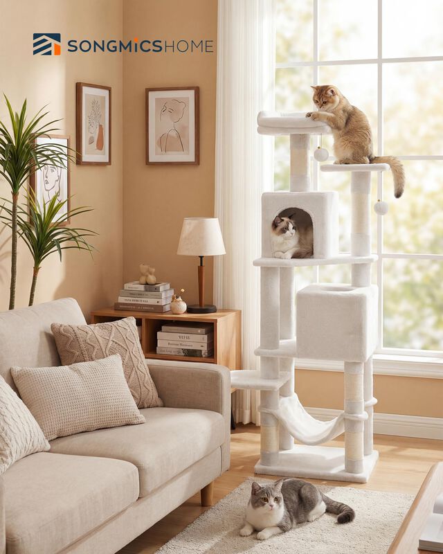 Torre Para Gatos Songmics Home De Varios Nivele... image number null