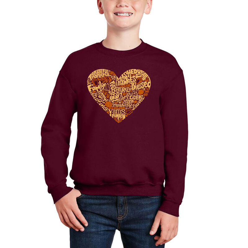 Sudadera De Cuello Redondo Word Art Para Ni&ntilde;o -... image number null