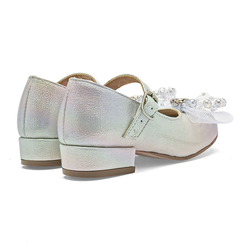 Moramora Zapato Graduacion Plata Para Ni&ntilde;a 1467... image number null