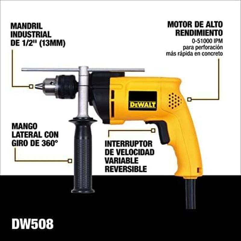 Rotomartillo Dewalt 1/2" 650w Profesional Model... image number null