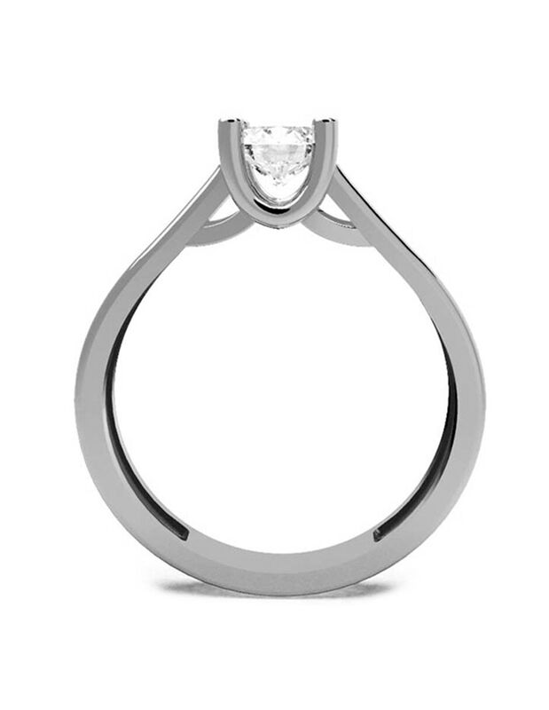 Anillo de Compromiso de 14K con Circonia Talla ... image number null