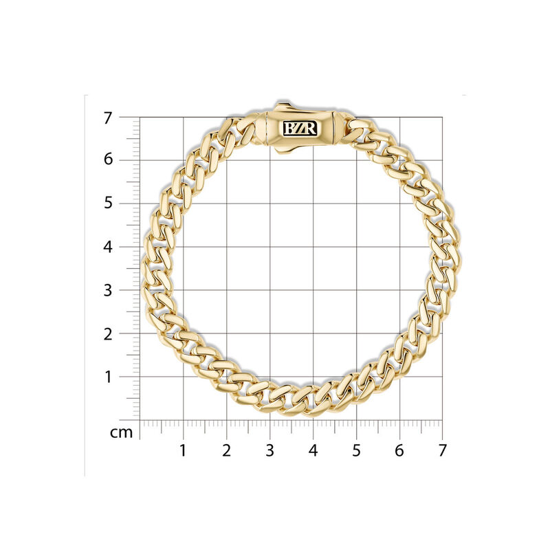 Pulsera Bizzarro Chain De Oro Amarillo 14K-22Cm... image number null