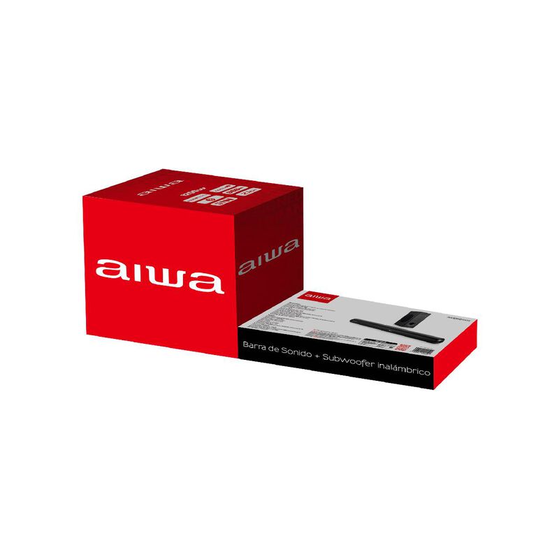 Barra de sonido Aiwa AW-SBH21W-W negra 50/60Hz image number null