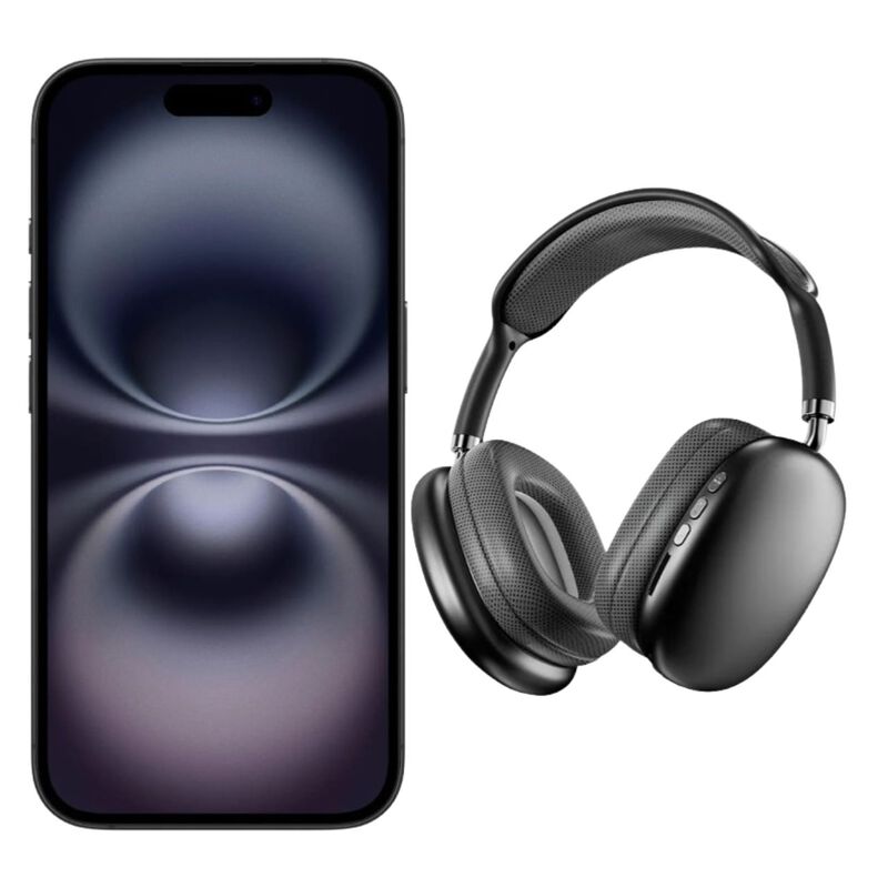 iPhone 16 256GB Negro E-SIM Nuevo + Diadema Gen... image number null