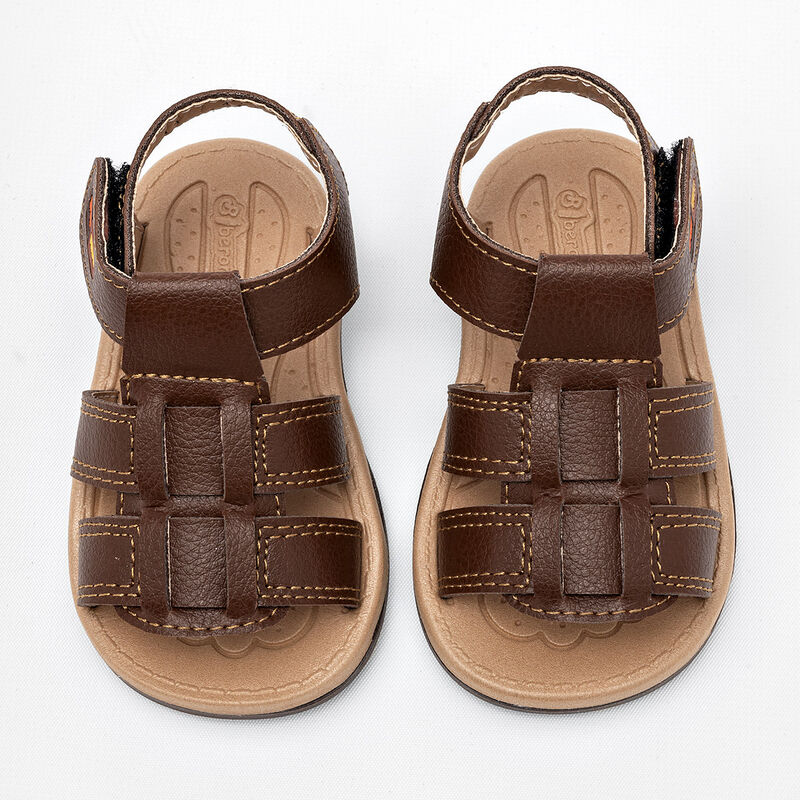 Biberones Sandalia para beb&eacute; ni&ntilde;o caf&eacute; image number null