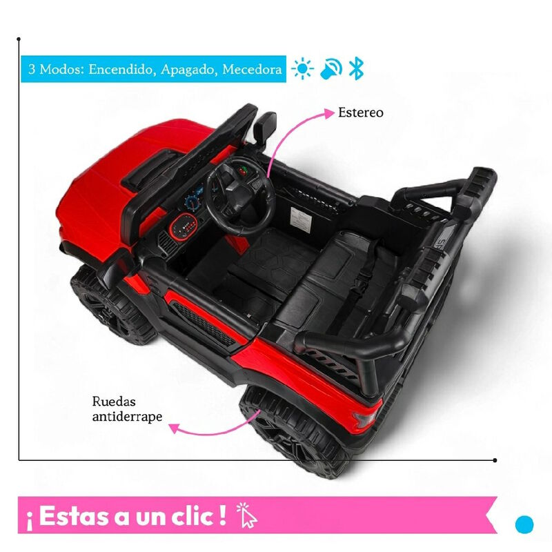 Camioneta Montable El&eacute;ctrica Raptor Para Ni&ntilde;os ... image number null