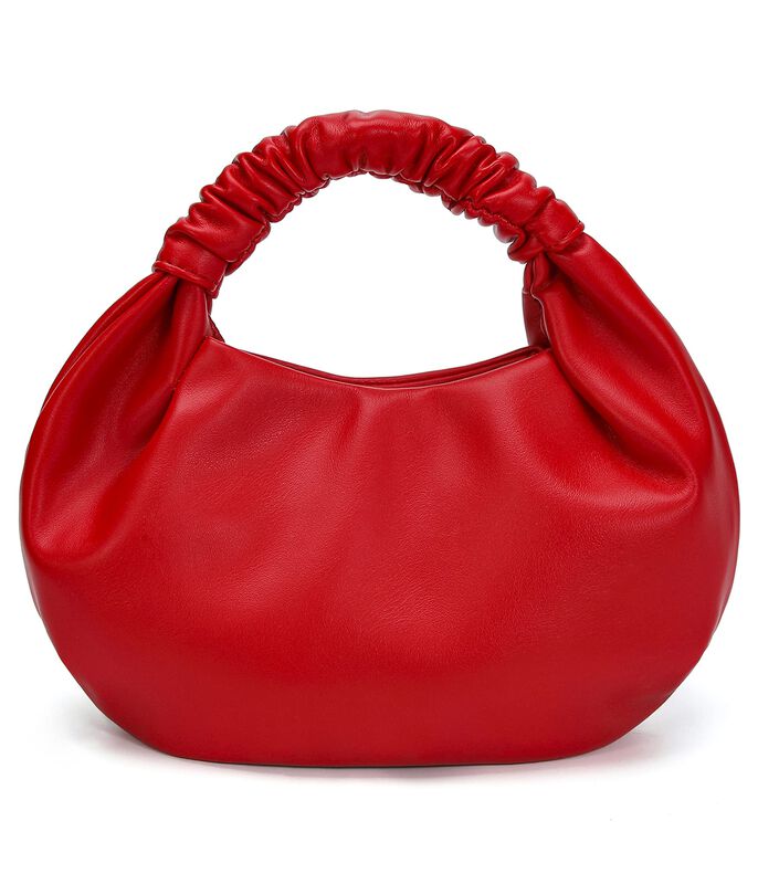 Bolso Hobo Coraid 29 cm Rojo Con Asa Superior F... image number null