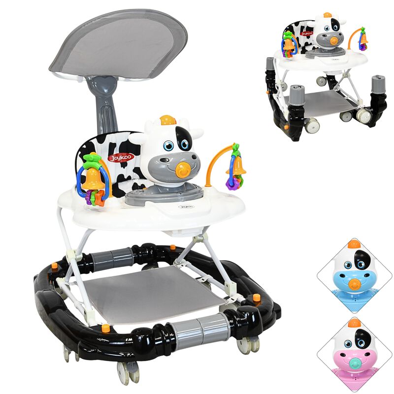 Andadera para Bebé Mecedora Vaca con Sonido Bas... image number null