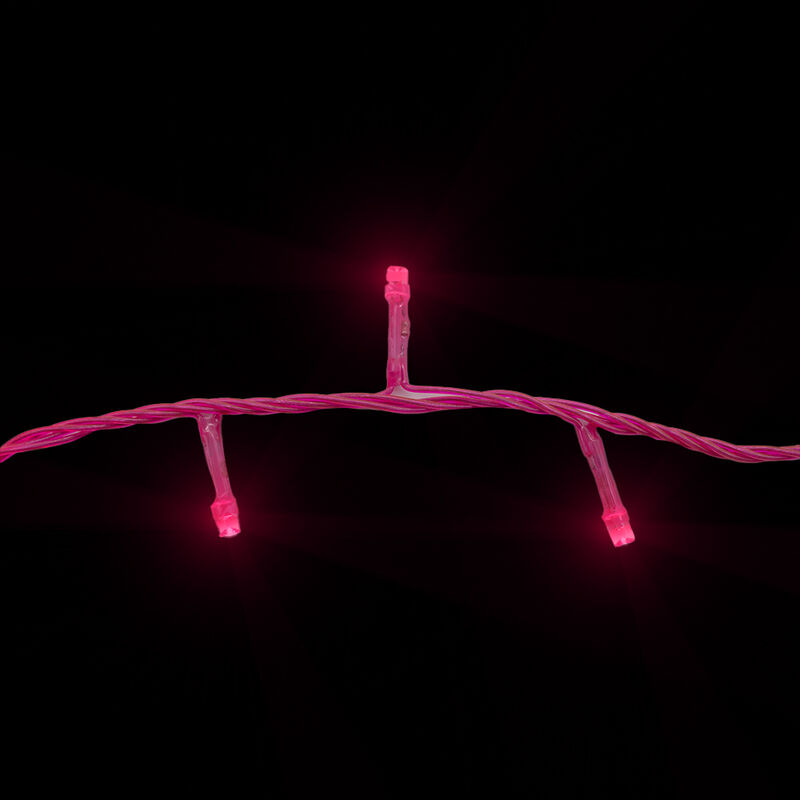 Luces LED Rosa 140 Led, Cable Rosa Funciones 68... image number null