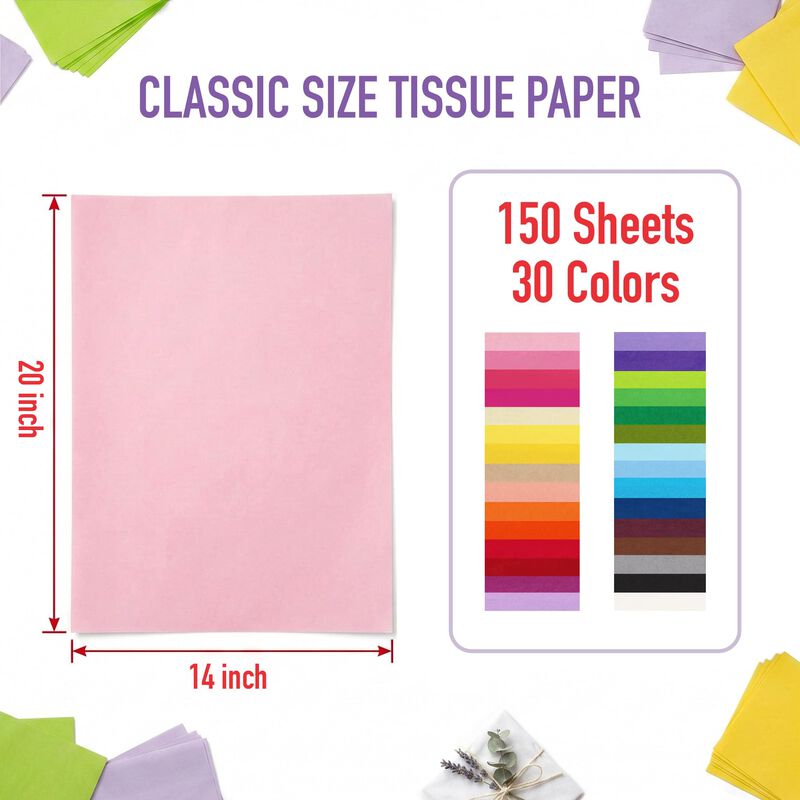 Papel De Seda Yokodaza 150 Hojas 30 Colores 36 ... image number null
