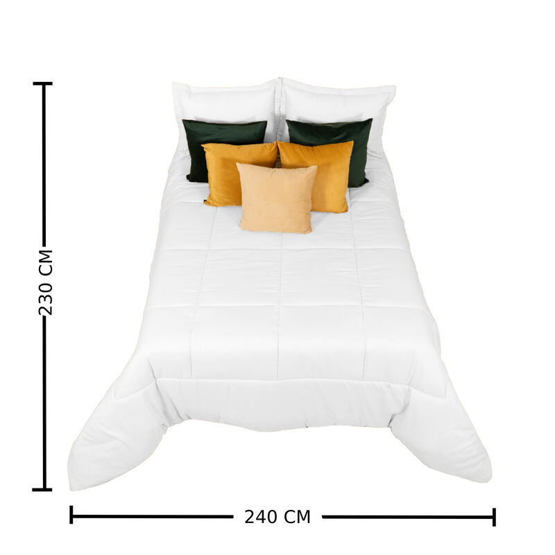 Edredon Duvet Santorini Matrimonial Blanco image number null