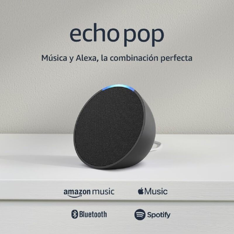 Bocina Echo Pop Amazon con asistente Alexa mult... image number null