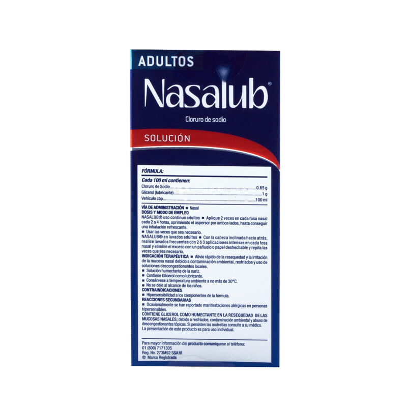 NASALUB SOLUCI&Oacute;N ADULTO 30 ML image number null