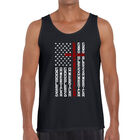 Tank Top Word Art Para Hombre - Bandera con Cruz - Negro
