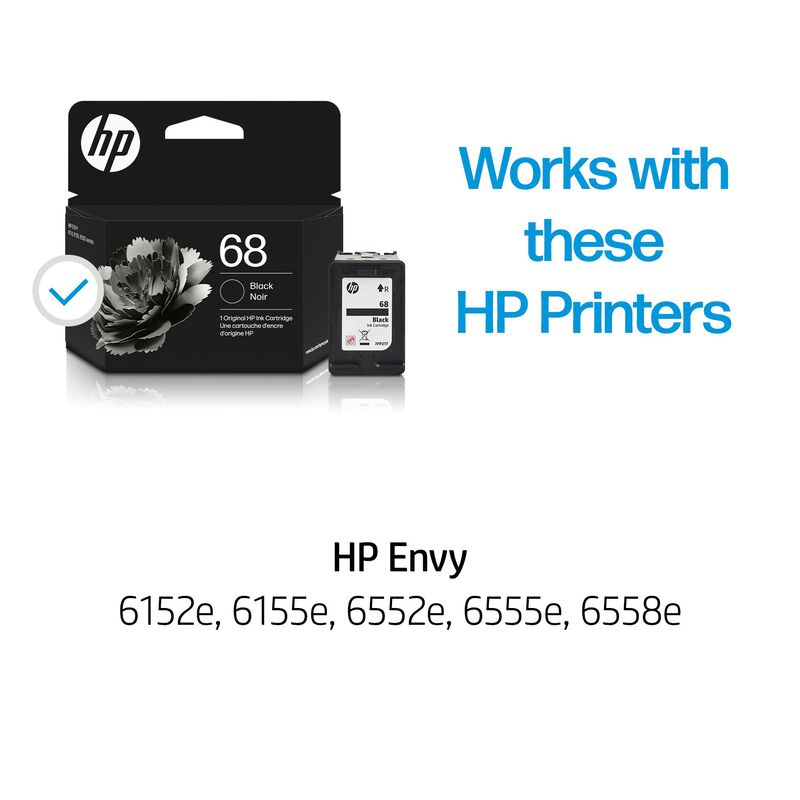 Cartucho De Tinta Hp 68 Black Works Envy 6100e ... image number null