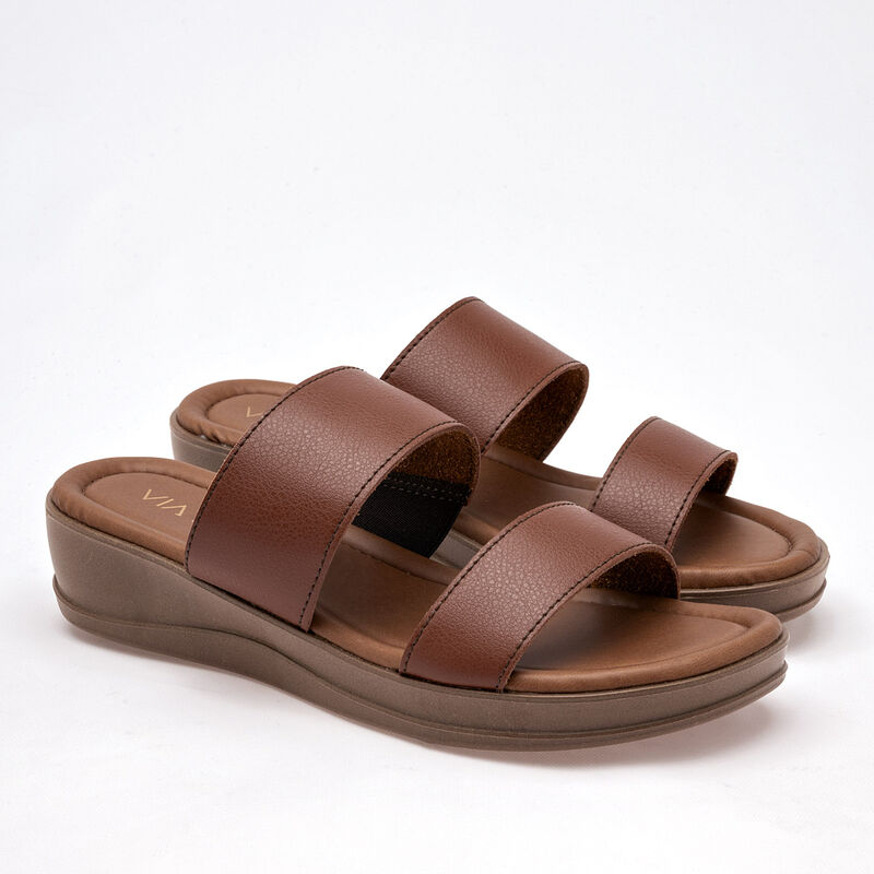 Via Moda Sandalia para mujer camel image number null