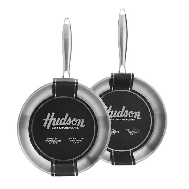 Kit 2 Sartenes Hudson Acero Inoxidable Triple F... image number null