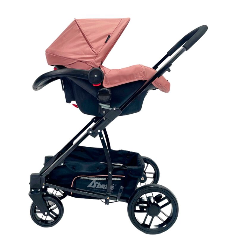 Carriola D'Bebé Travel System Crown Rosa END15 image number null
