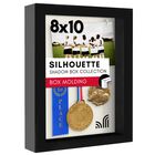 Marco Shadow Box, Dise&ntilde;o Plano Americano, 20 X 25 Cm, Color Negro