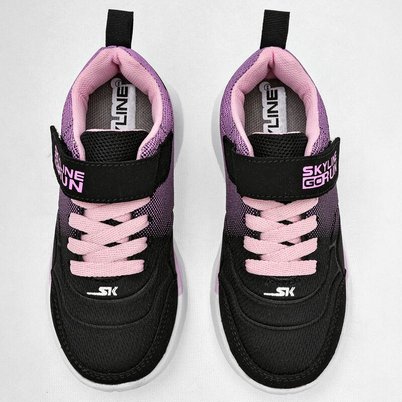 Skyline Tenis deportivo para ni&ntilde;a negro rosa image number null