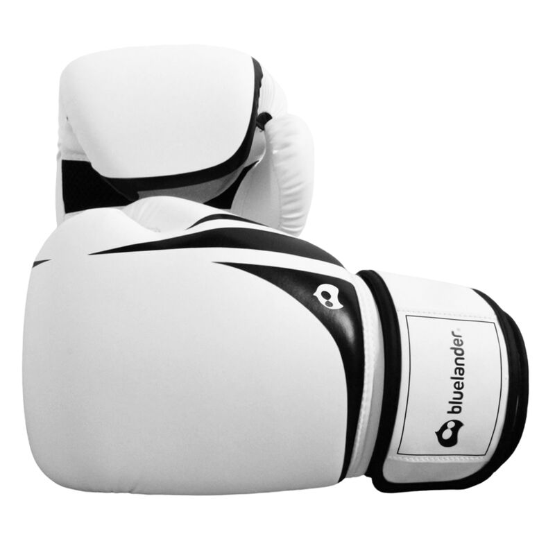 Guantes de Box 14 oz Blanco con Negro + Protect... image number null