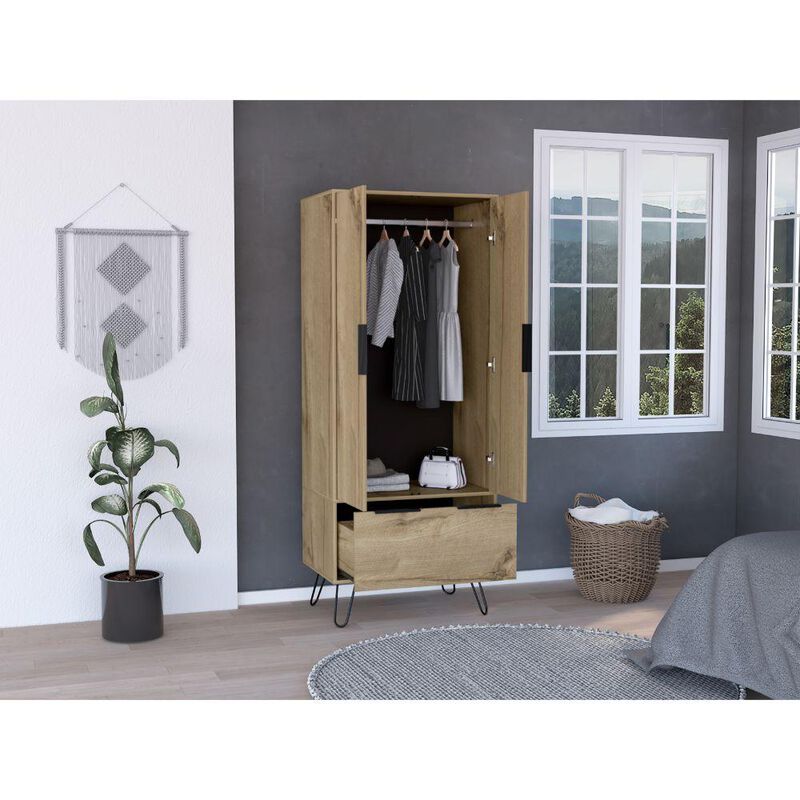 Closet Ali Café Claro y Wengue Virtual Muebles image number null