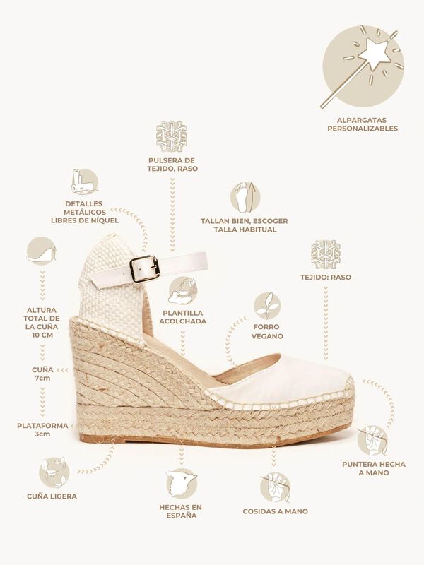 Dalia Cu&ntilde;a Alta Raso Blanco image number null