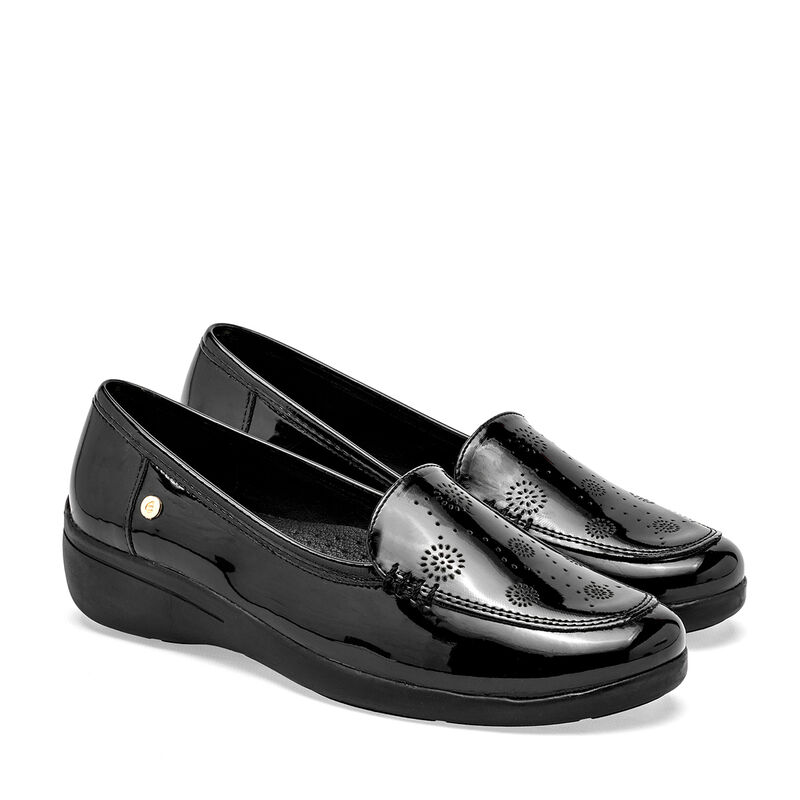 Etnia Mocas&iacute;n Para Mujer Negro Charol Cod 11221... image number null