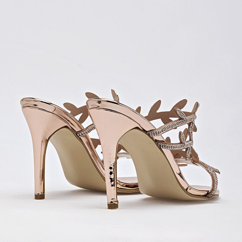 Crivelli zapatilla abierta para mujer dorado ro... image number null