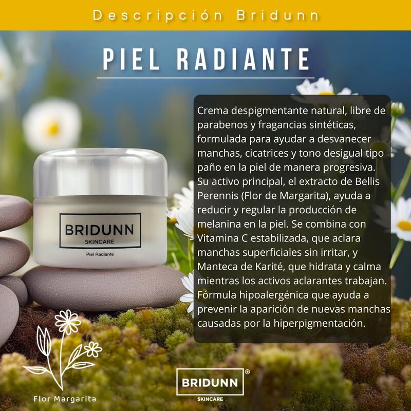 BRIDUNN SKINCARE Crema Despigmentante Facial An... image number null